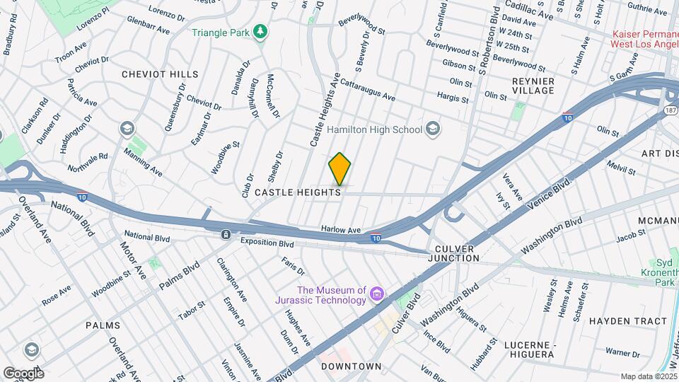 9505 National Blvd Mapa y Detalles de la Ubicación