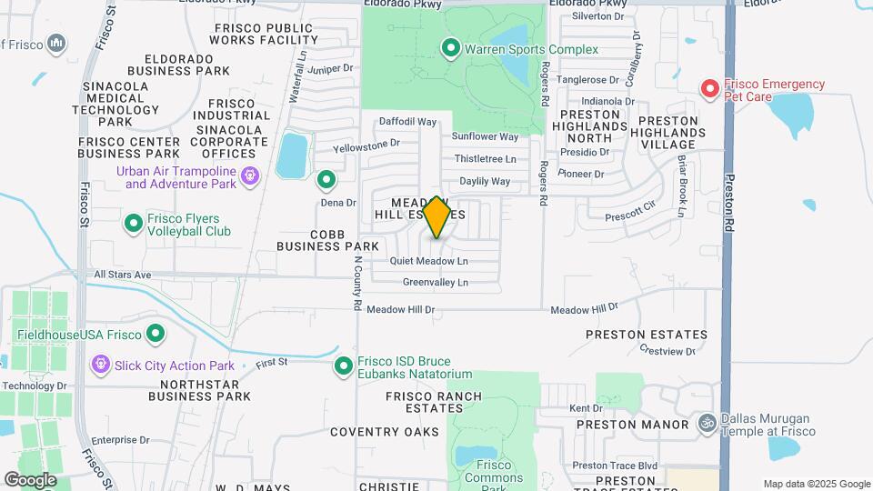 10451 Enchanted Meadow Dr Map and Location Details