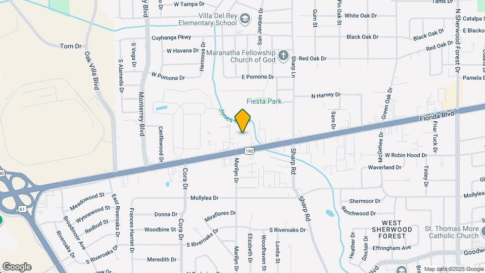 9895 Florida Blvd Mapa y Detalles de la Ubicación