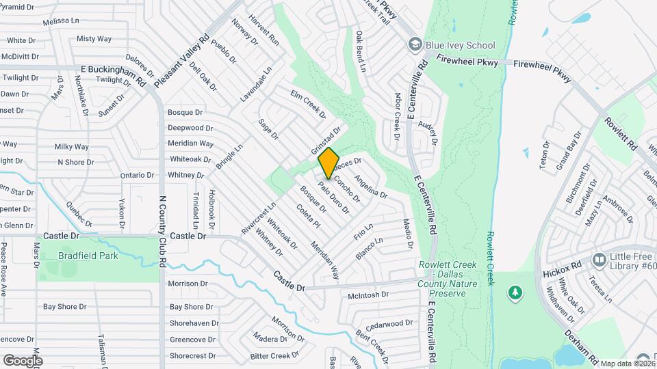 1829 Palo Duro Dr Mapa y Detalles de la Ubicación