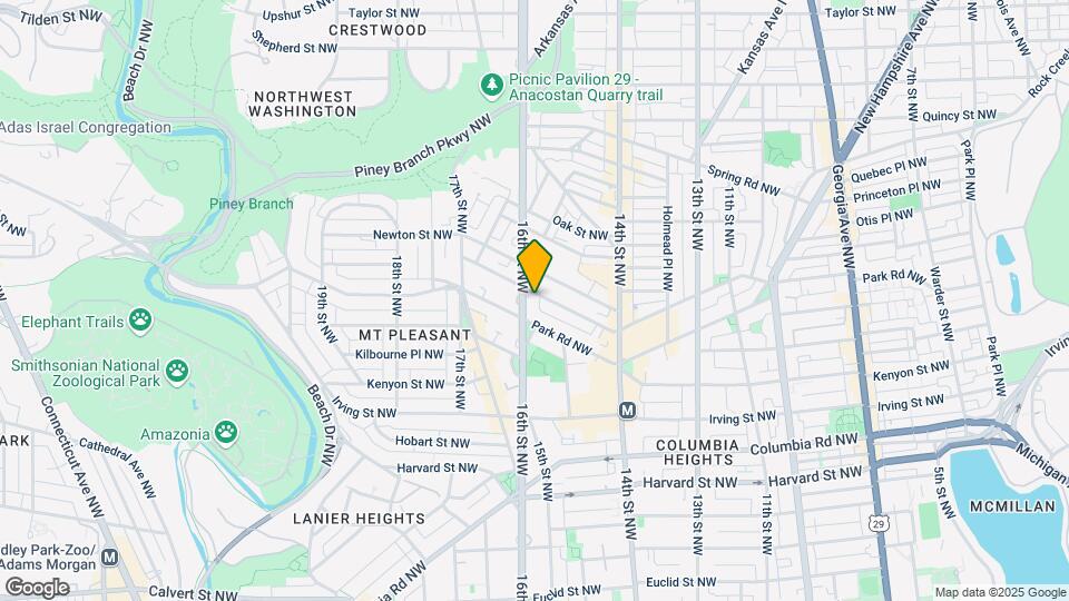 3319 16th St NW, Unit 0 Map and Location Details