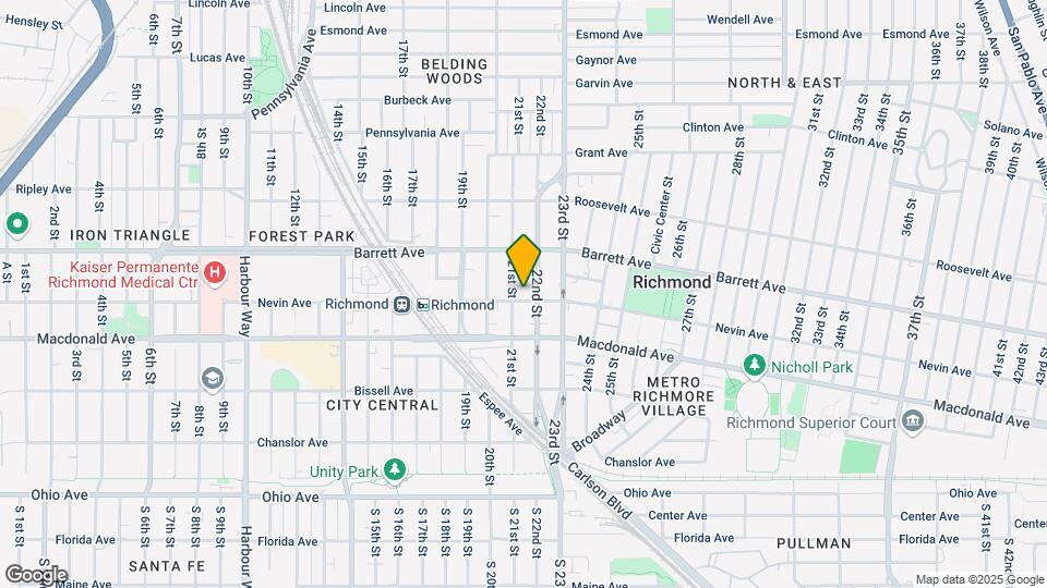 2119 Nevin Ave Map and Location Details