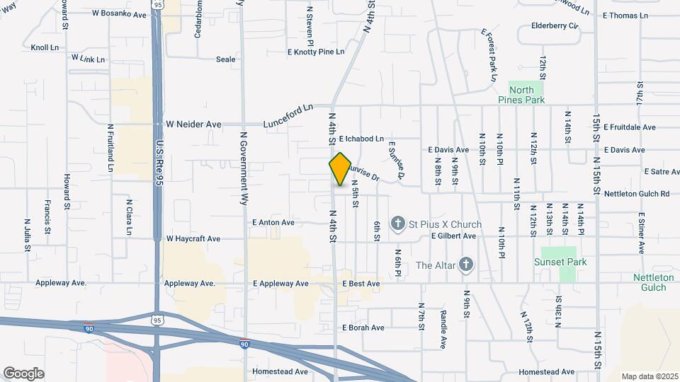 3002 N 4th St Map and Location Details