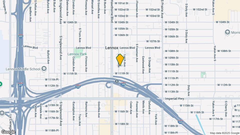 11018 Acacia Ave Map and Location Details