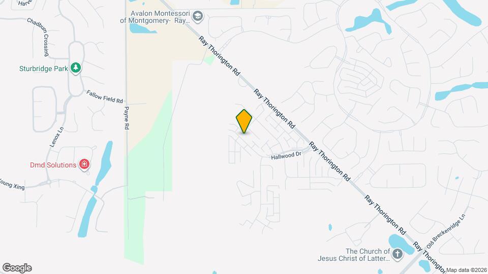 8709 Hallwood Dr Map and Location Details