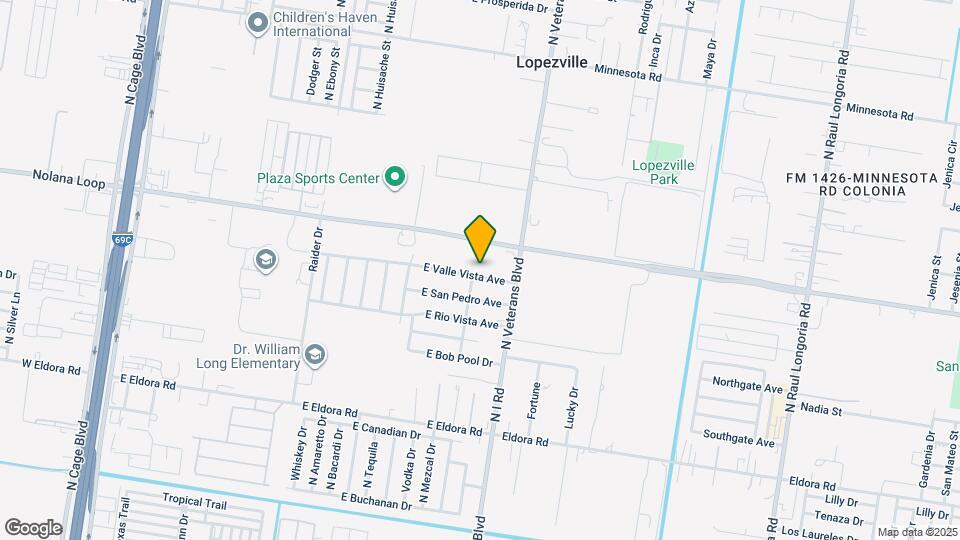 1203 E Valle Vista Ave Mapa y Detalles de la Ubicación
