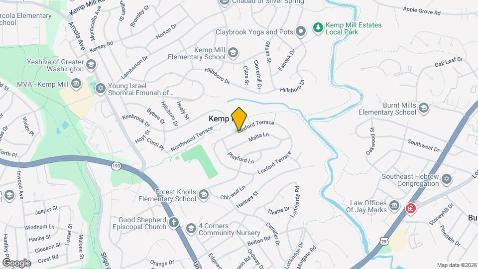 1012 Loxford Terrace Map and Location Details