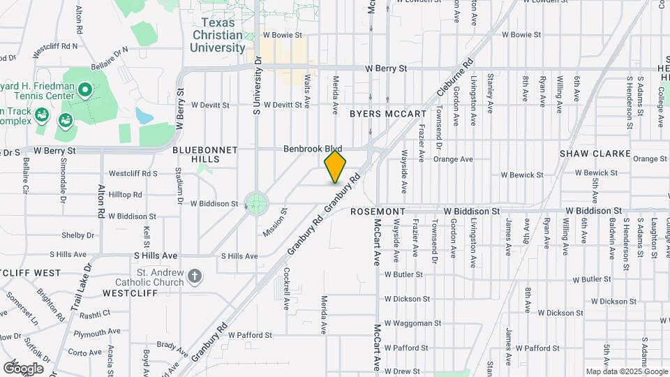 2617 W Bewick St Map and Location Details