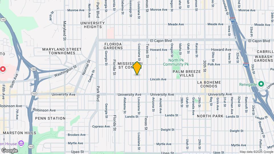 4006 Louisiana St Map and Location Details