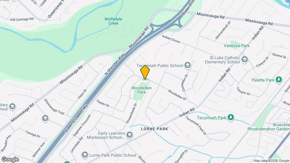 1550 Woodeden Dr Map and Location Details