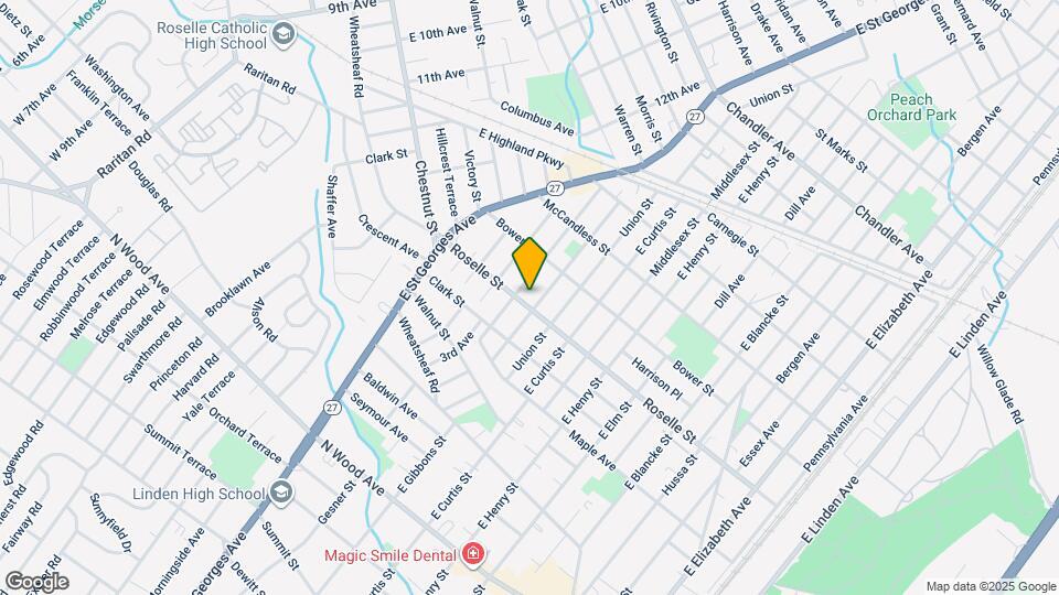 1206 Roselle St Map and Location Details