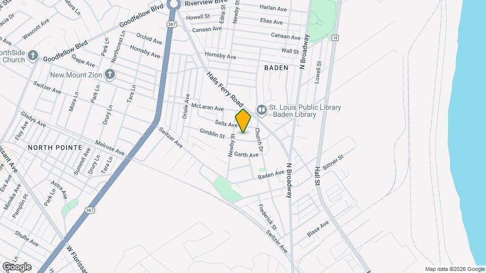 1039 Gimblin St Map and Location Details