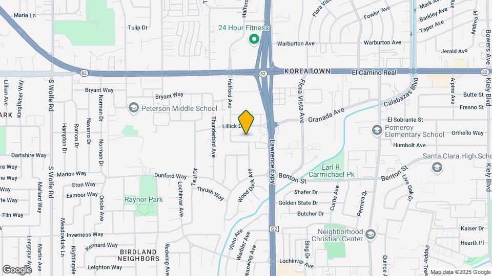 3701 Peacock Ct Map and Location Details