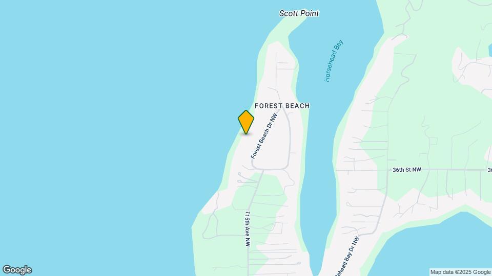 3722 Forest Beach Dr NW Map and Location Details