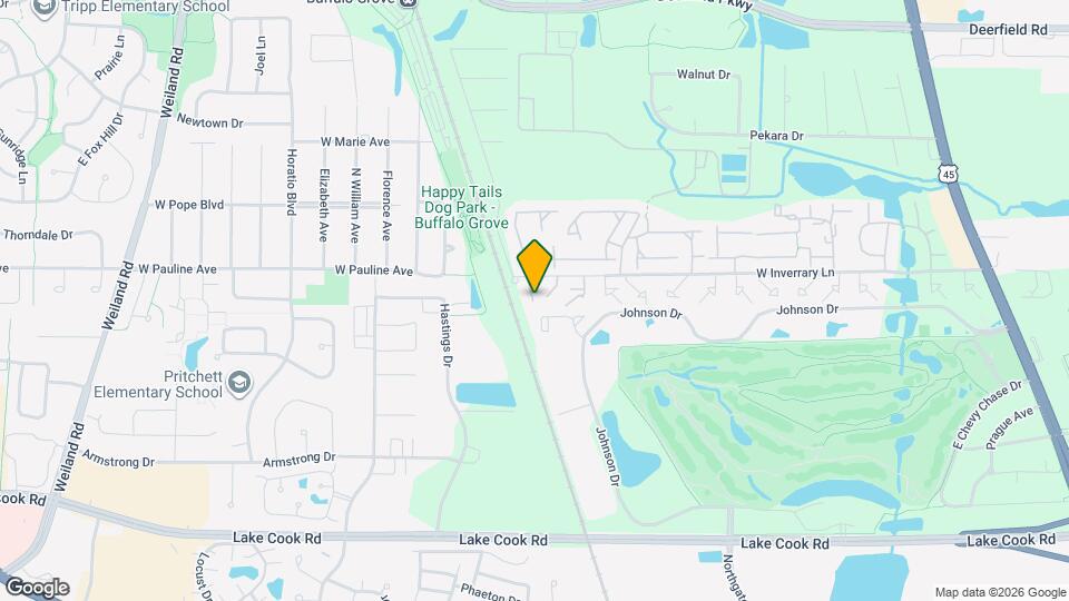 1320 W Inverrary Ln Map and Location Details