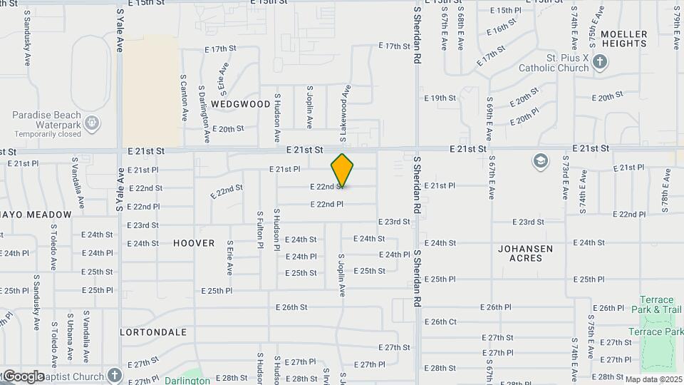 5846 E 22nd St Map and Location Details