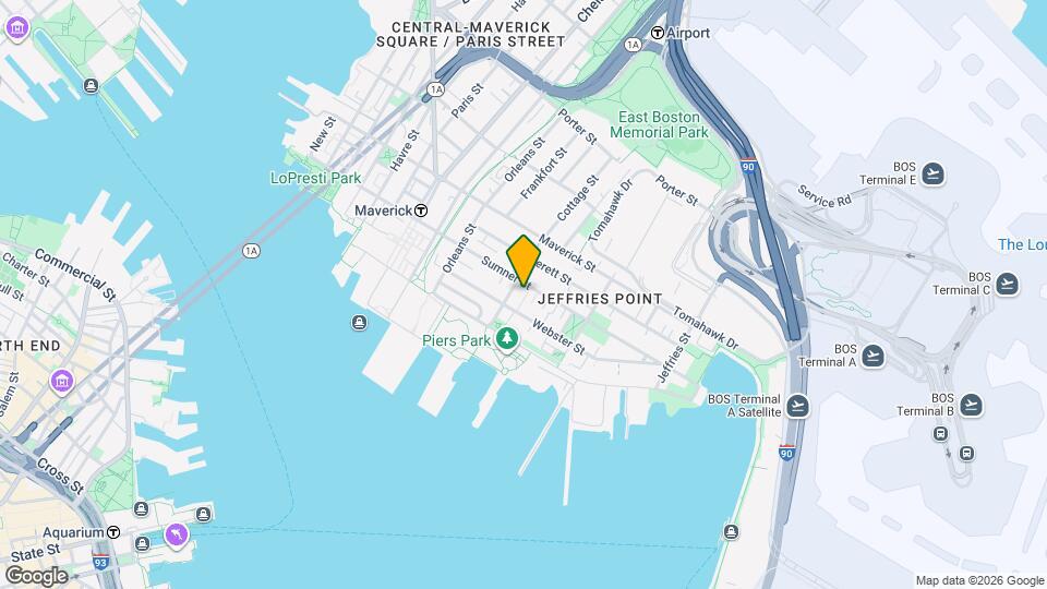 12 Webster Ave, Unit #1 Map and Location Details