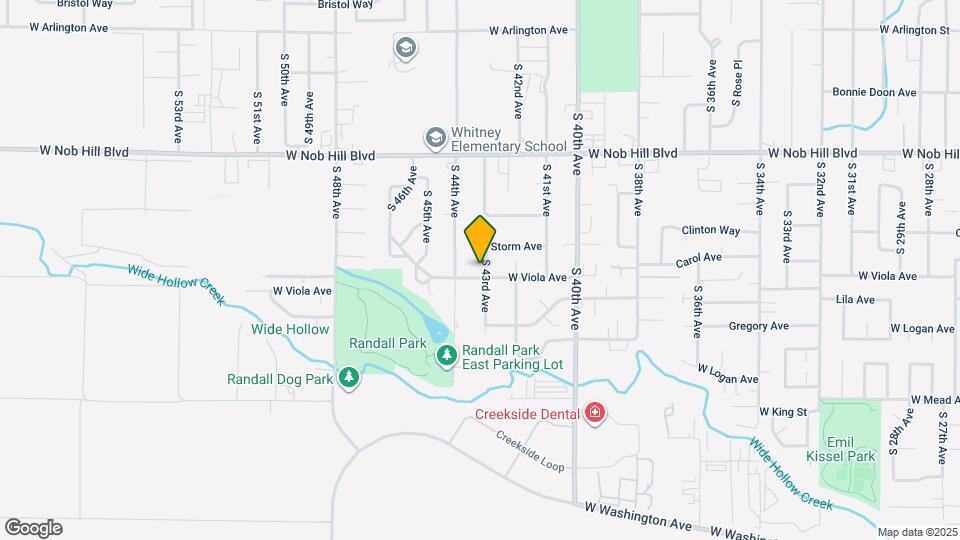4301 W Viola Ave, Unit A Map and Location Details