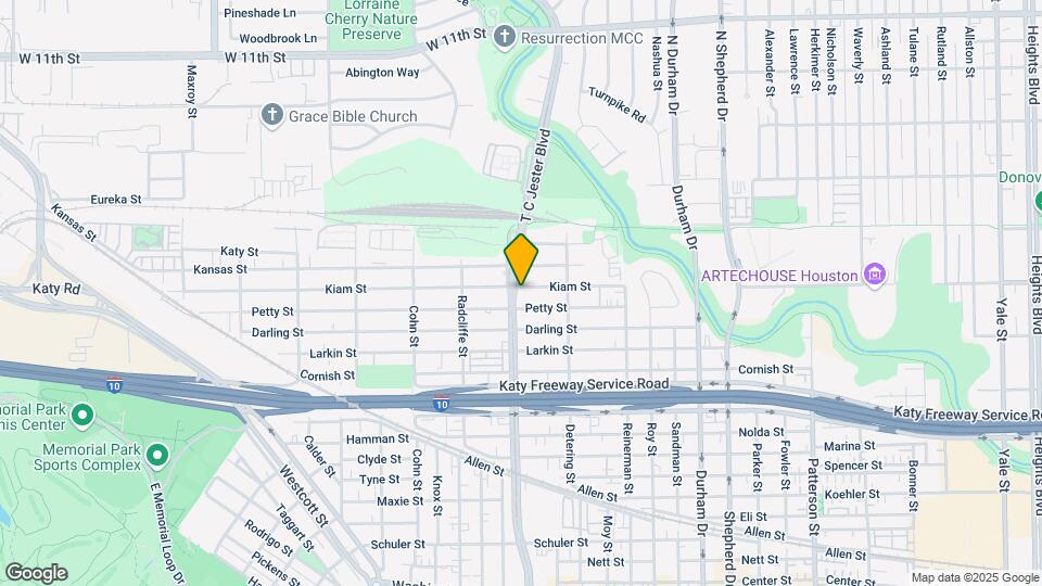 5343 Kiam St Map and Location Details