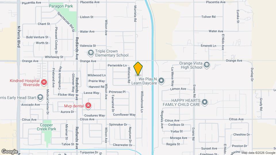 2293 Murrieta Rd Map and Location Details