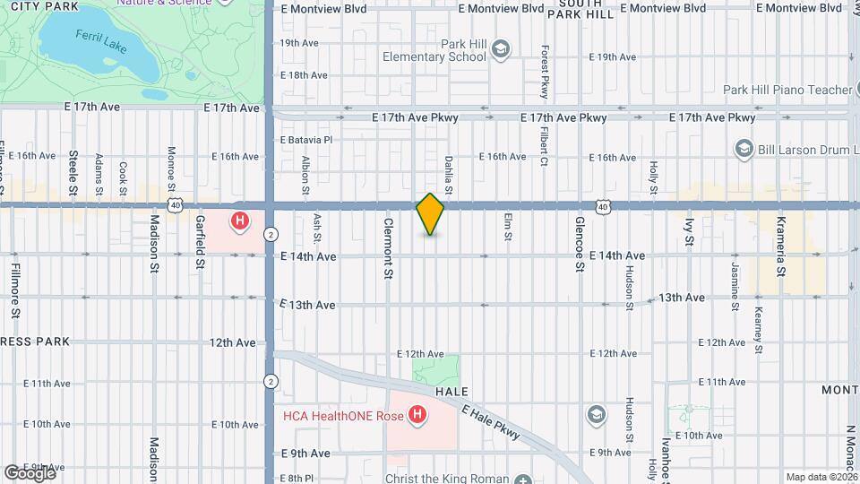 1425 Dexter St Map and Location Details