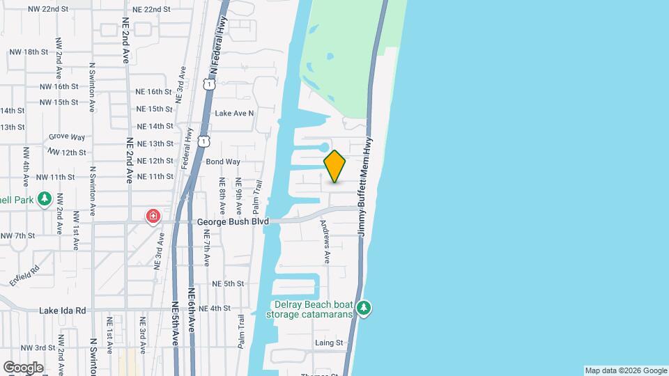 1008 N Ocean Blvd Map and Location Details