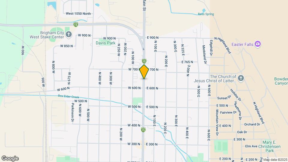 632 N Main St Map and Location Details