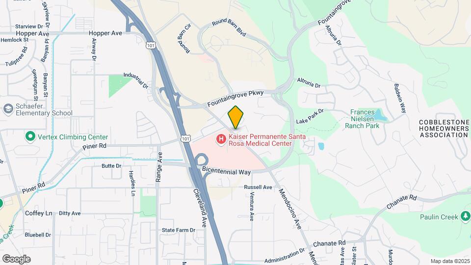 3476 Mendocino Ave Map and Location Details