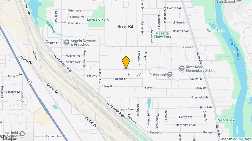 1270 W Hilliard Ln Map and Location Details