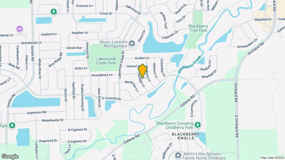 2450 Claridge Ln Mapa y Detalles de la Ubicación