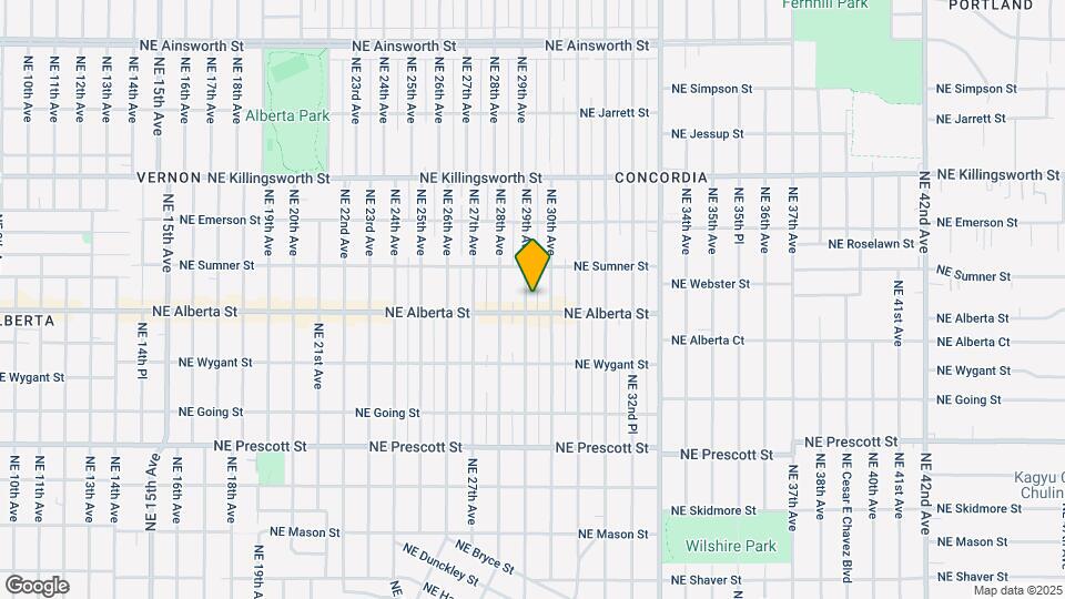 5016 NE 29th Ave Map and Location Details