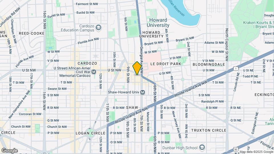 1921 8th St NW Map and Location Details