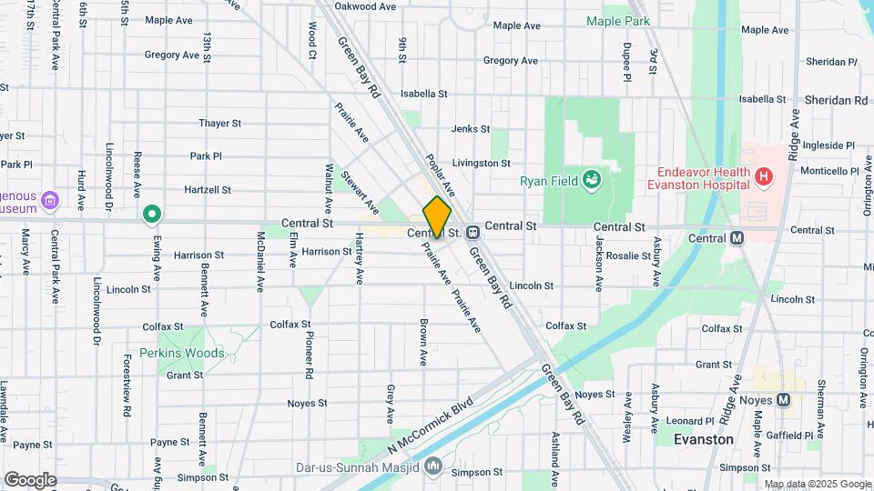 1929 Harrison St, Unit 3F Map and Location Details