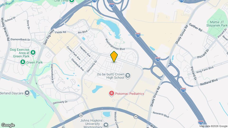 100 Stowe Dr Mapa y Detalles de la Ubicación