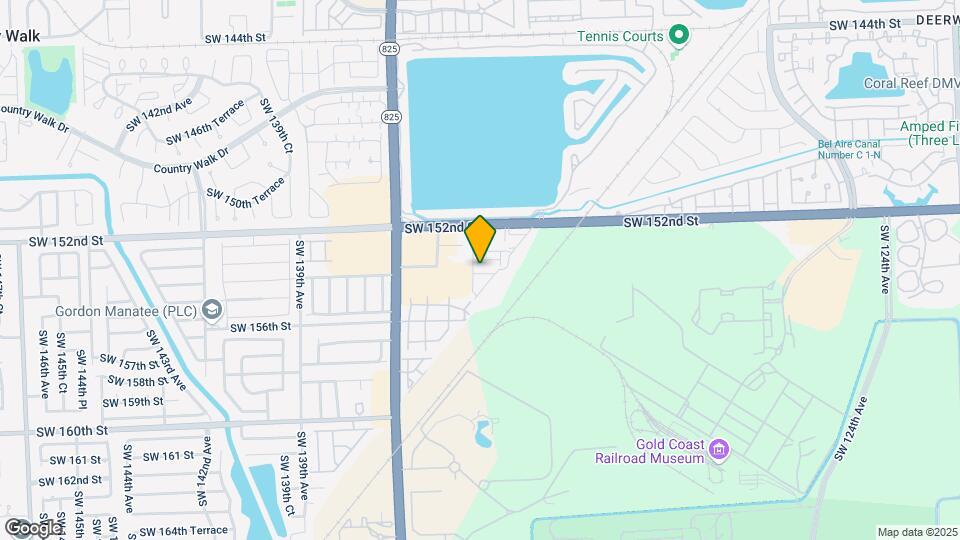 13447 SW 154th St Map and Location Details