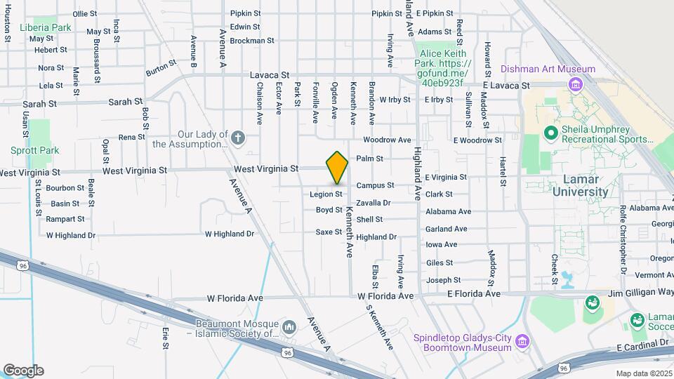 893 Campus St Map and Location Details