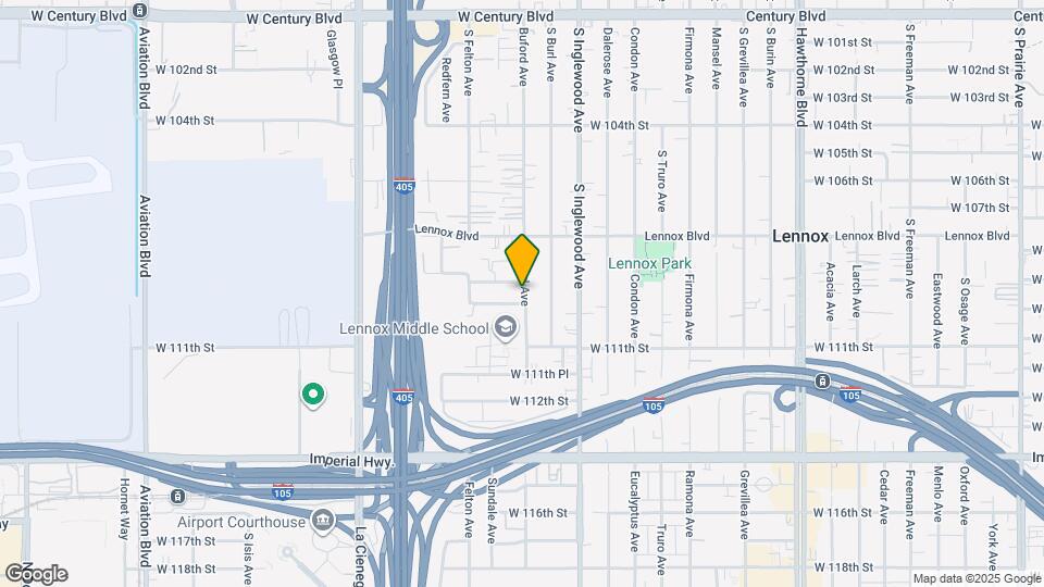 10929 Buford Ave, Unit 10927 B Map and Location Details