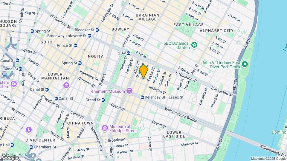 138 Ludlow Street Apartments Map and Location Details