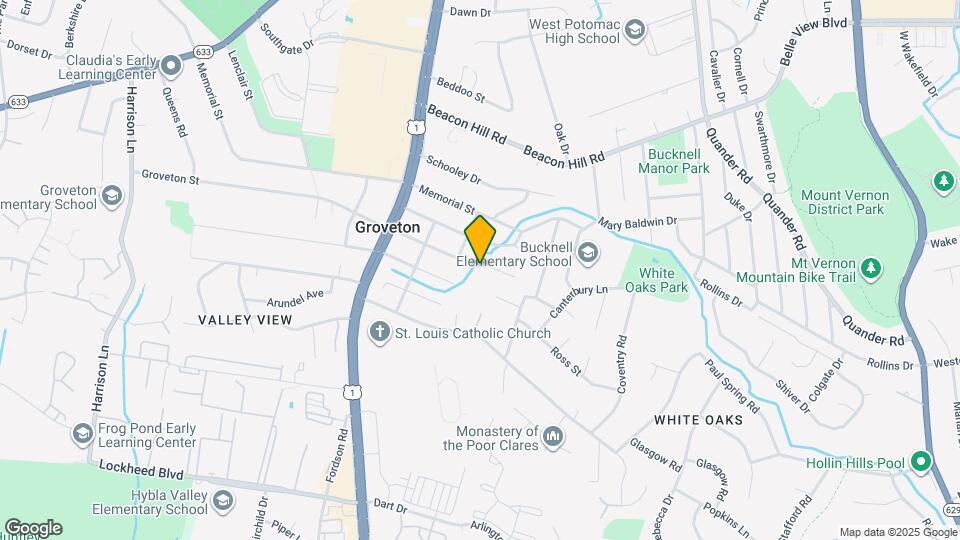 2711 Groveton St Map and Location Details