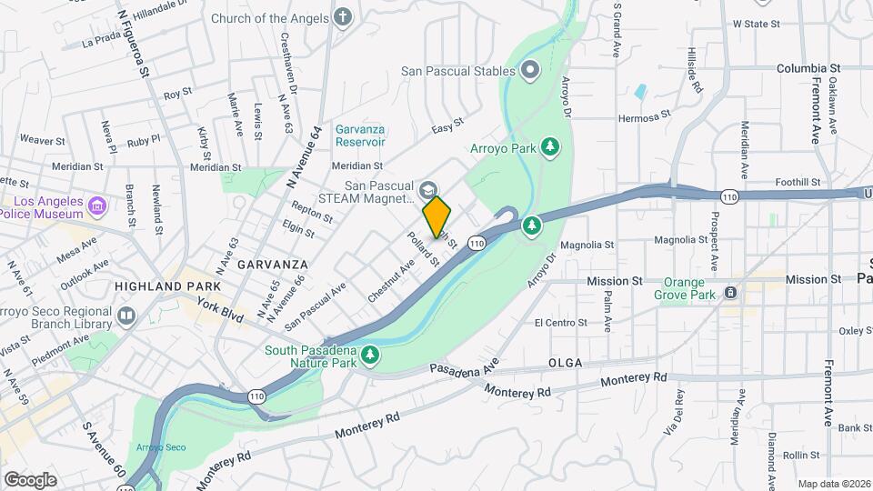 712 Chestnut Ave Map and Location Details