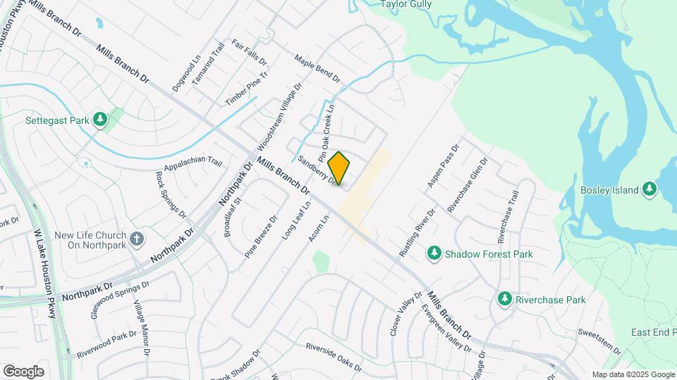 2717 Sandberry Dr Map and Location Details