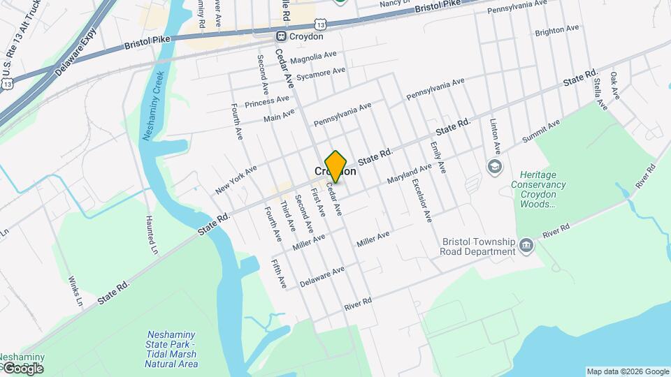 819 Cedar Ave, Unit 1 Map and Location Details