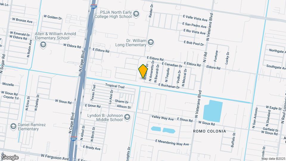 3301 Whiskey Dr Map and Location Details