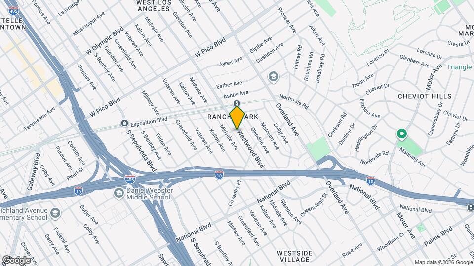 2707 Westwood Blvd Map and Location Details