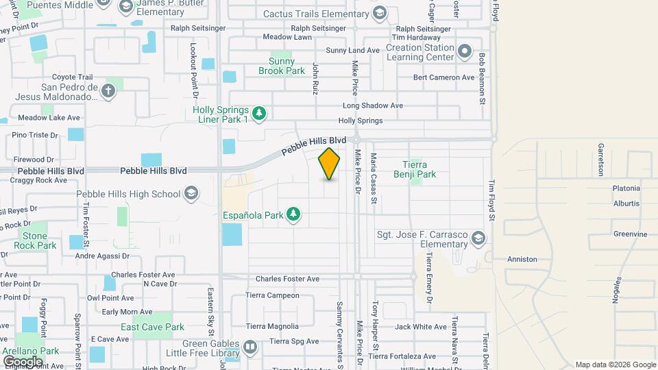 2812 Tierra De Moyo Pl Map and Location Details