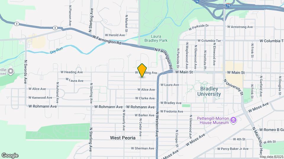 2013 W Laura Ave Map and Location Details