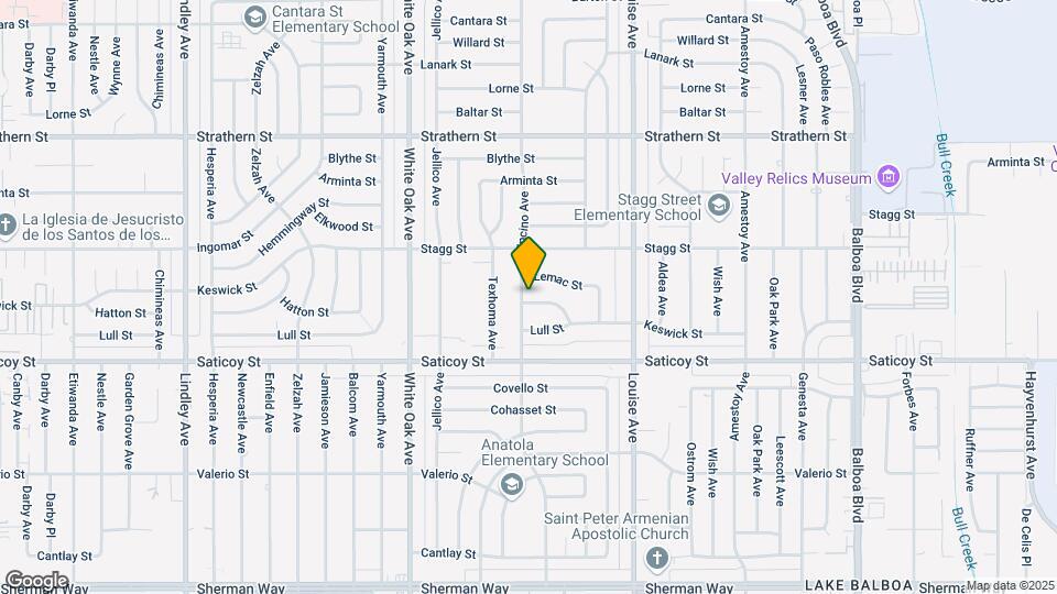 17461 Keswick St Map and Location Details