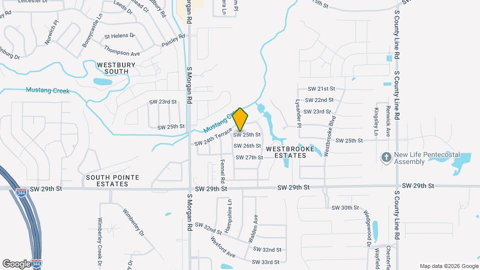 9576 SW 25th St Map and Location Details