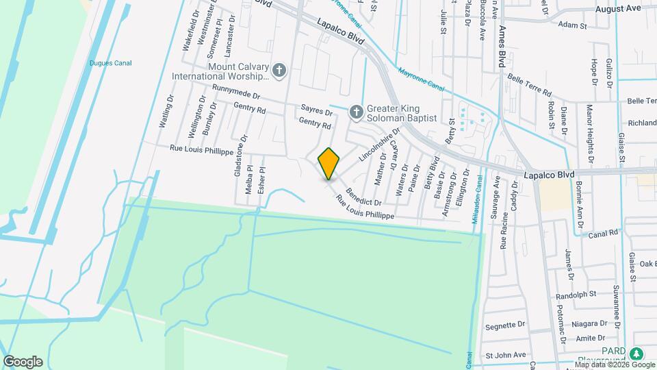 1029 Rue Louis Phillippe Map and Location Details