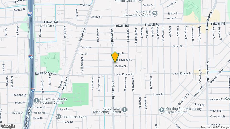 8906 Lockwood Dr Mapa y Detalles de la Ubicación